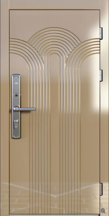 Входная дверь Aurora-13 (Порошковое напыление / МДФ ПВХ) - внешняя сторона